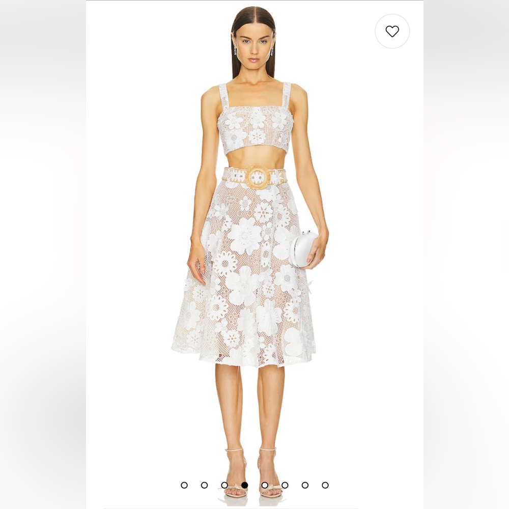 NEW • BRONX AND BANCO • Women’s Emerie Skirt in White Medium